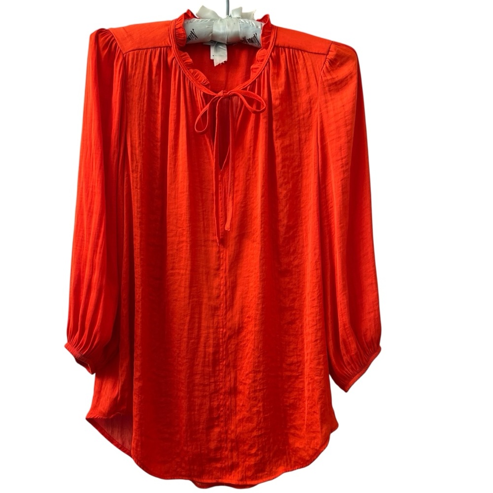 5/$20 Rachel Zoe Peasant Style Orange Blouse